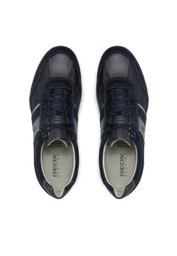 Geox Sneakersy U Wells C U52T5C 02211 C4021 Granatowy. Kolor: niebieski. Materiał: materiał