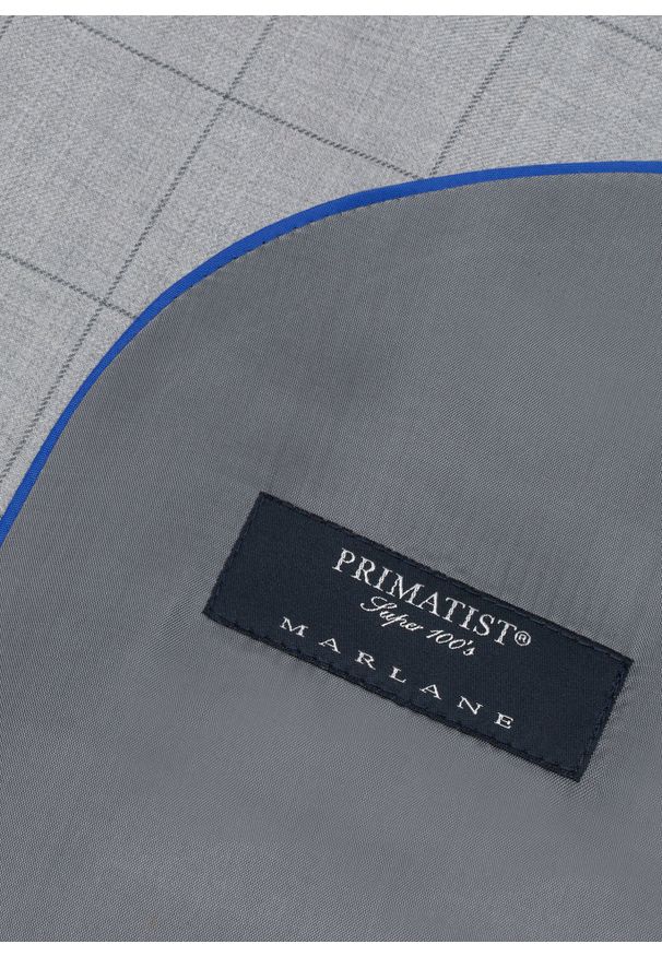 Pako Lorente - PAKO LORENTE – Szara wełniana marynarka garniturowa w kratę. Okazja: na ślub cywilny, na wesele, na komunię. Kolor: szary. Materiał: wełna. Styl: elegancki, klasyczny