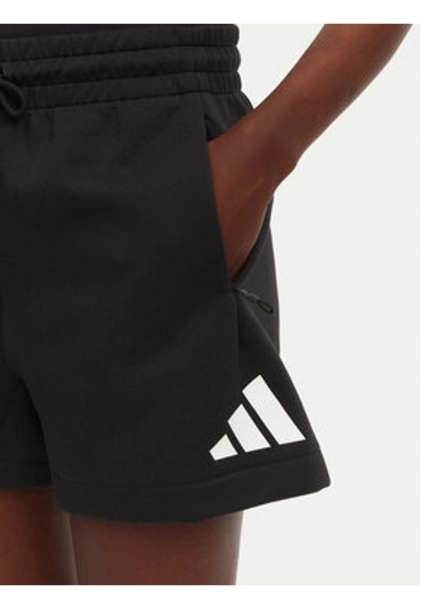 Adidas - adidas Szorty sportowe Z.N.E. JC5395 Czarny Loose Fit. Kolor: czarny. Materiał: bawełna