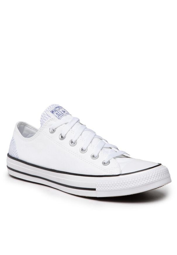 Converse Trampki Ctas Ox A00419C Biały. Kolor: biały. Materiał: materiał