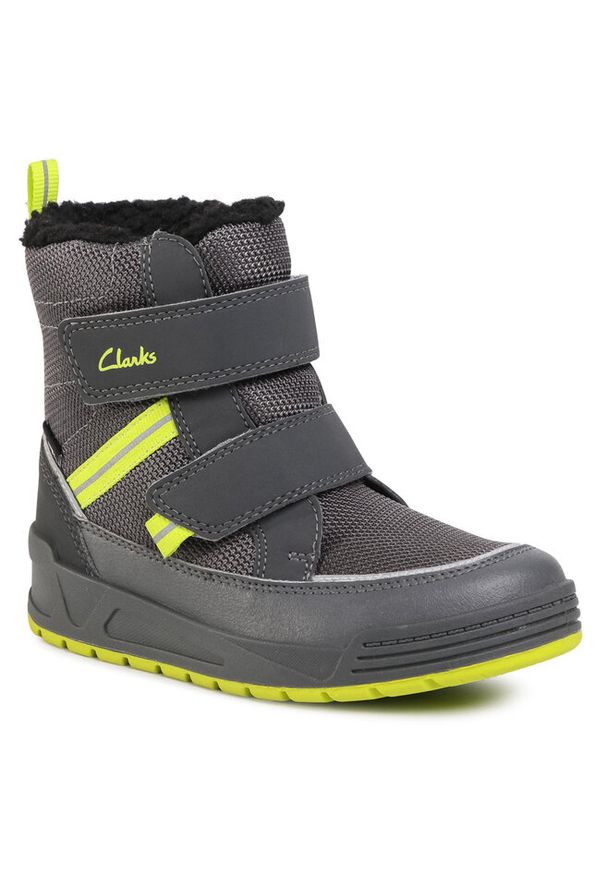 Śniegowce Clarks. Kolor: szary