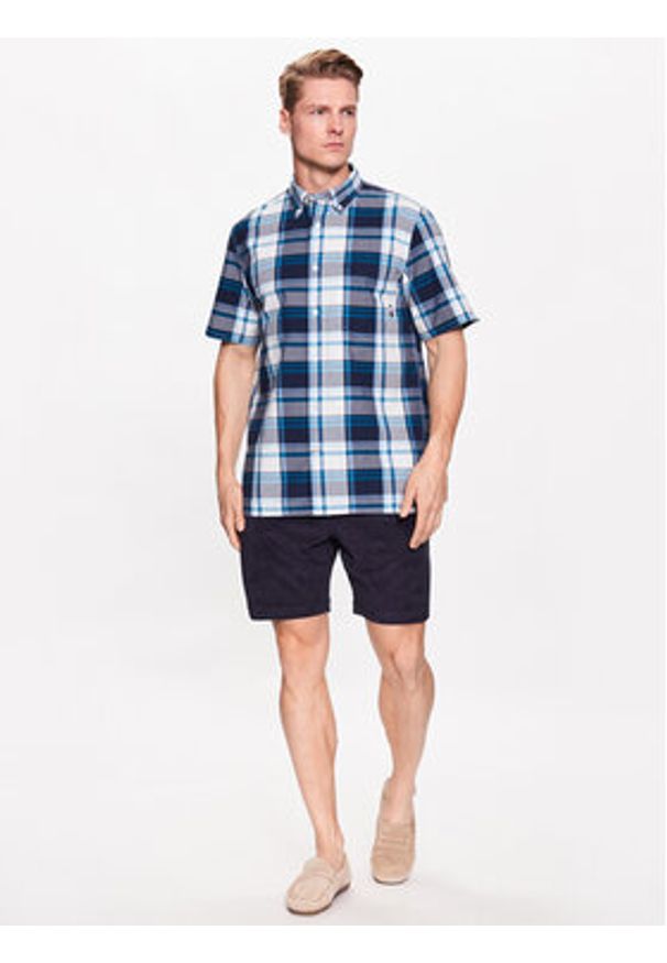 TOMMY HILFIGER - Tommy Hilfiger Szorty sportowe MW0MW31364 Granatowy Regular Fit. Kolor: niebieski. Materiał: bawełna. Styl: sportowy