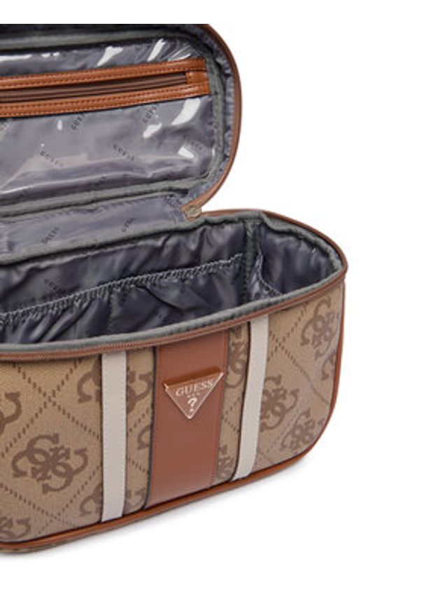 Guess Kosmetyczka TWSO78 38039 Beżowy. Kolor: beżowy. Materiał: skóra