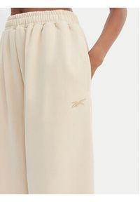Reebok Spodnie dresowe Reebok x Ewa Chodakowska RK25624CCW Beżowy Wide Leg. Kolor: beżowy. Materiał: syntetyk #6