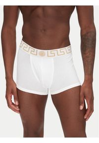 VERSACE - Versace Komplet 3 par bokserek AU10326 Biały. Kolor: biały. Materiał: bawełna