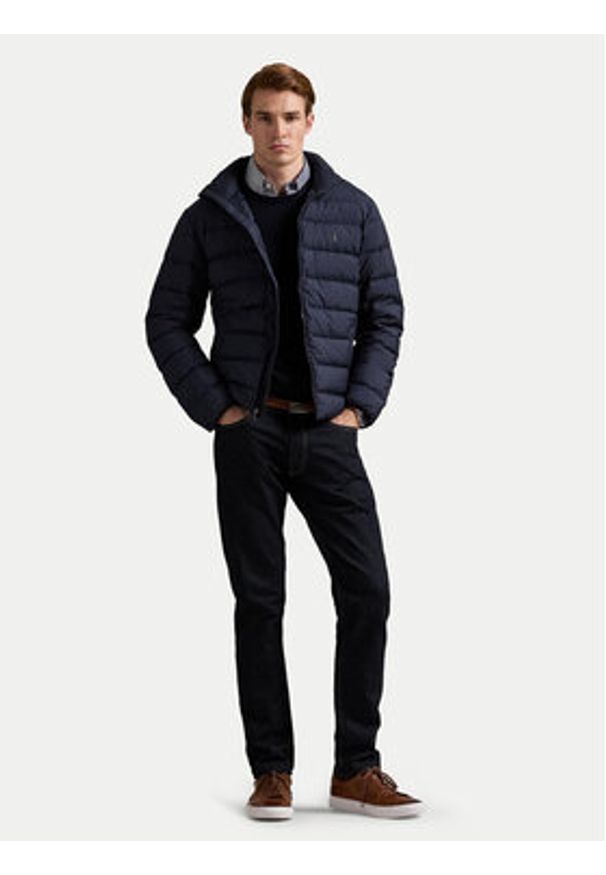 Polo Ralph Lauren Kurtka puchowa 710967774001 Granatowy Regular Fit. Typ kołnierza: polo. Kolor: niebieski. Materiał: syntetyk