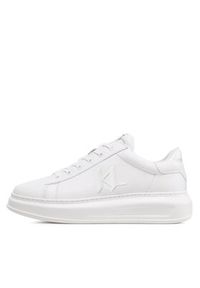 Karl Lagerfeld - KARL LAGERFELD Sneakersy KL52515 Biały. Kolor: biały. Materiał: skóra #6