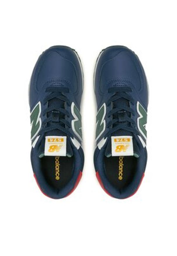 New Balance Sneakersy GC574CT Granatowy. Kolor: niebieski. Materiał: skóra. Model: New Balance 574