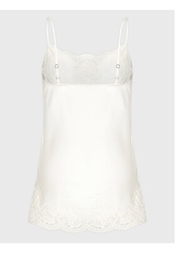 Ermanno Firenze Top D42EL038E94 Biały Regular Fit. Kolor: biały. Materiał: wiskoza