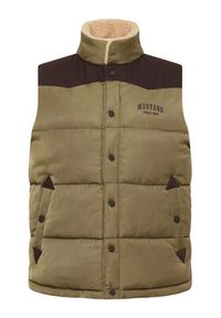 Mustang Kamizelka Dublin 1016901 Zielony Regular Fit. Kolor: zielony. Materiał: syntetyk #5