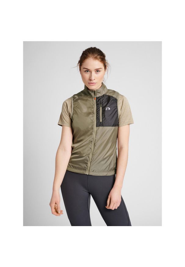NewLine - Kamizelka damska Newline Tech. Kolor: szary, wielokolorowy, zielony. Sport: fitness