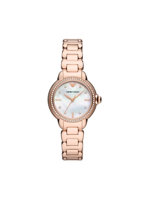 Zegarek Emporio Armani. Kolor: złoty