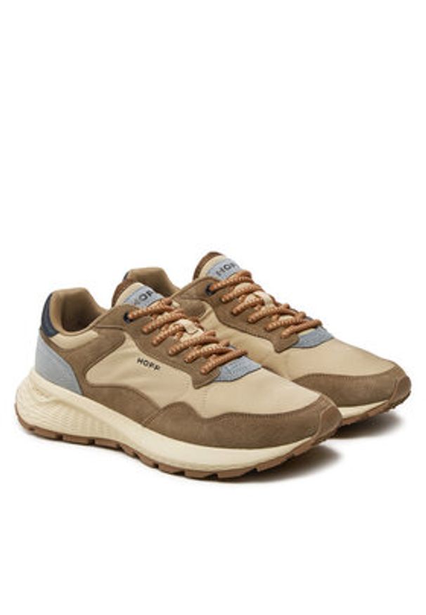 HOFF Sneakersy Nairobi II 22435603 Beżowy. Kolor: beżowy. Materiał: zamsz, skóra