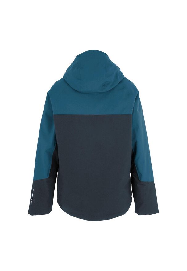 Regatta - Męska Kurtka Ocieplana Highton Stretch Padded Jacket. Kolor: wielokolorowy, niebieski, żółty. Materiał: puch. Sport: turystyka piesza