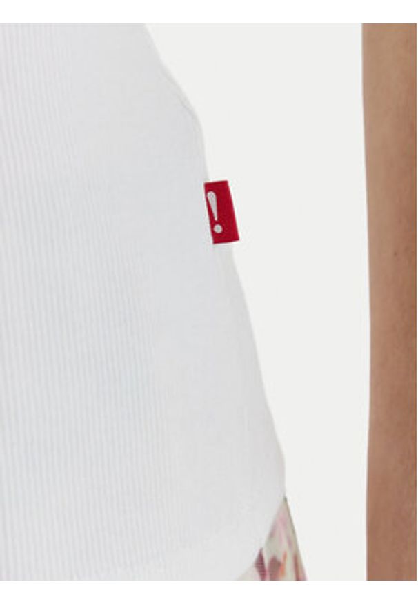 JOOP! Jeans T-Shirt Tineta 10019315 30102094 Biały Regular Fit. Kolor: biały. Materiał: bawełna