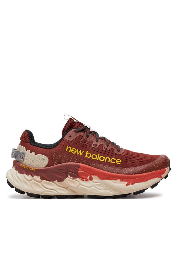 New Balance Buty do biegania Fresh Foam X More Trail v3 MTMORAR3 Brązowy. Kolor: brązowy. Materiał: mesh, materiał