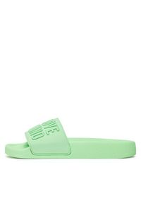 Love Moschino - LOVE MOSCHINO Klapki JA28052G1II15802 Zielony. Kolor: zielony #3