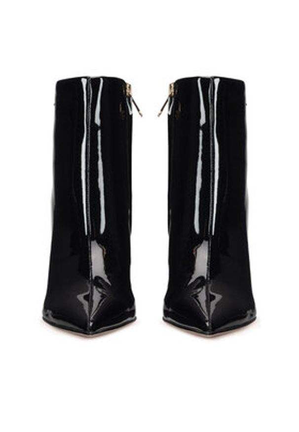 Eva Minge Botki SAFA-835-0406 Czarny. Kolor: czarny. Materiał: skóra, lakier