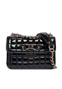 Guess Torebka Nadira Mini HWQT84 24780 Czarny. Kolor: czarny. Materiał: skórzane