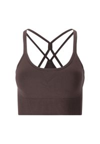 Biustonosz dla kobiet Athlecia Foan V3. Kolor: szary, czarny, beżowy, wielokolorowy. Sport: fitness #1