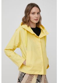 Pennyblack kurtka damska kolor żółty przejściowa. Okazja: na co dzień. Kolor: żółty. Materiał: materiał. Styl: casual