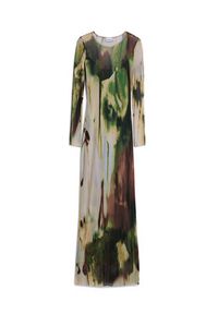 Desigual Sukienka codzienna Godiva 25WWVK41 Zielony Slim Fit. Okazja: na co dzień. Kolor: zielony. Materiał: syntetyk. Typ sukienki: proste. Styl: casual