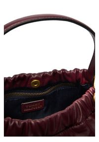 TOMMY HILFIGER - Tommy Hilfiger Torebka Soft Leather Mini Crossover AW0AW18306 Bordowy. Kolor: czerwony. Materiał: skórzane #5