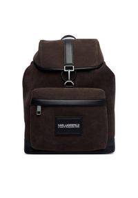 Karl Lagerfeld - KARL LAGERFELD Plecak B2M30194 Brązowy ciemny. Kolor: brązowy. Materiał: skóra #1