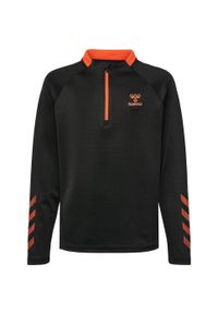 Bluza dziecięca z zamkiem 1/2 Hummel hmlGG12 Action. Kolor: czarny