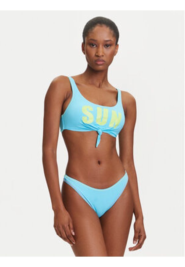 Banana Moon Dół od bikini Naida Beachclub L2304 Niebieski. Kolor: niebieski. Materiał: syntetyk