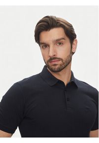 Lindbergh Polo 30-404020 Granatowy Relaxed Fit. Typ kołnierza: polo. Kolor: niebieski. Materiał: bawełna #4