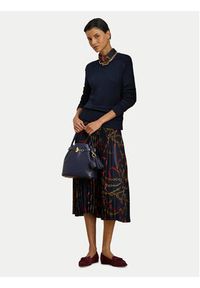 Lauren Ralph Lauren - LAUREN RALPH LAUREN Spódnica plisowana 200P03550001 Granatowy Regular Fit. Kolor: niebieski. Materiał: syntetyk #4
