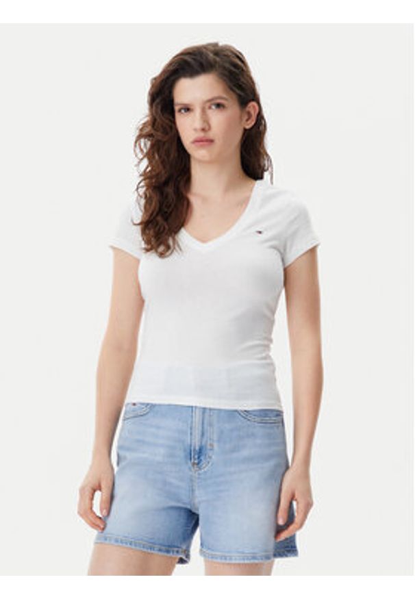 Tommy Jeans Komplet t-shirtów DW0DW21367 Kolorowy Slim Fit. Materiał: bawełna. Wzór: kolorowy