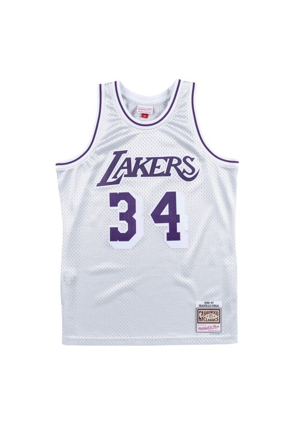 Mitchell & Ness - Koszulka NBA Los Angeles Lakers platinum Shaquille O'Neal. Kolor: szary. Sport: koszykówka