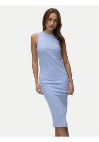 Vero Moda Sukienka letnia Lavender 10230437 Błękitny Slim Fit. Kolor: niebieski. Materiał: bawełna. Sezon: lato #1