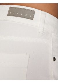 Sisley Jeansy 4ZQSLE007 Biały Slim Fit. Kolor: biały #4