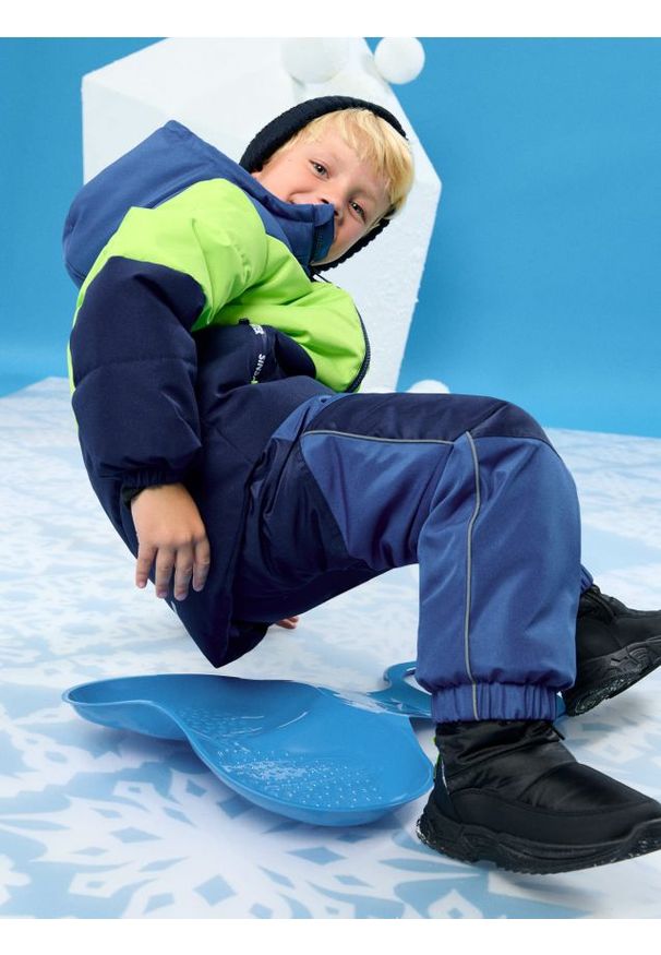 Sinsay - Spodnie jogger - niebieski. Kolor: niebieski