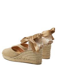 Castañer Espadryle Carina/6/032 021769 Złoty. Kolor: złoty. Materiał: materiał #2