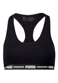 Stanik sportowy damski Puma Racer Back Top 1P Hang. Kolor: czarny. Sport: fitness
