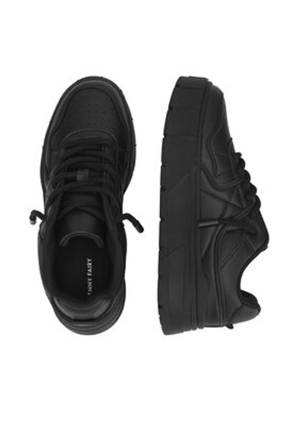 Jenny Fairy Sneakersy LZ0719-04 Czarny. Kolor: czarny. Materiał: skóra