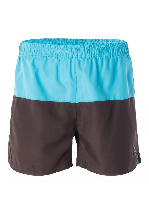AquaWave - Męskie Spodenki Kąpielowe Kaden II. Kolor: czarny, niebieski, wielokolorowy. Styl: sportowy