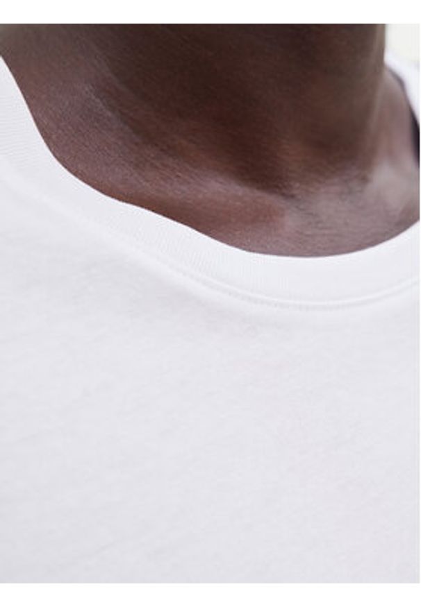 Jack & Jones T-Shirt Corp Graphic 12268415 Biały Regular Fit. Kolor: biały. Materiał: bawełna