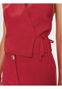 ViCOLO Kamizelka TB1429 Czerwony Regular Fit. Kolor: czerwony. Materiał: wiskoza #4