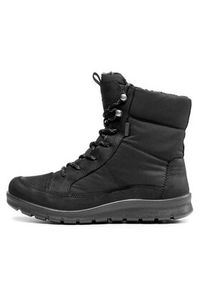 ecco - ECCO Śniegowce Babett Boot GORE-TEX 215553 51052 Czarny. Kolor: czarny. Materiał: materiał #4