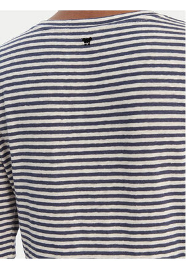 Weekend Max Mara T-Shirt Opzione 2615941042 Granatowy Regular Fit. Kolor: niebieski. Materiał: len