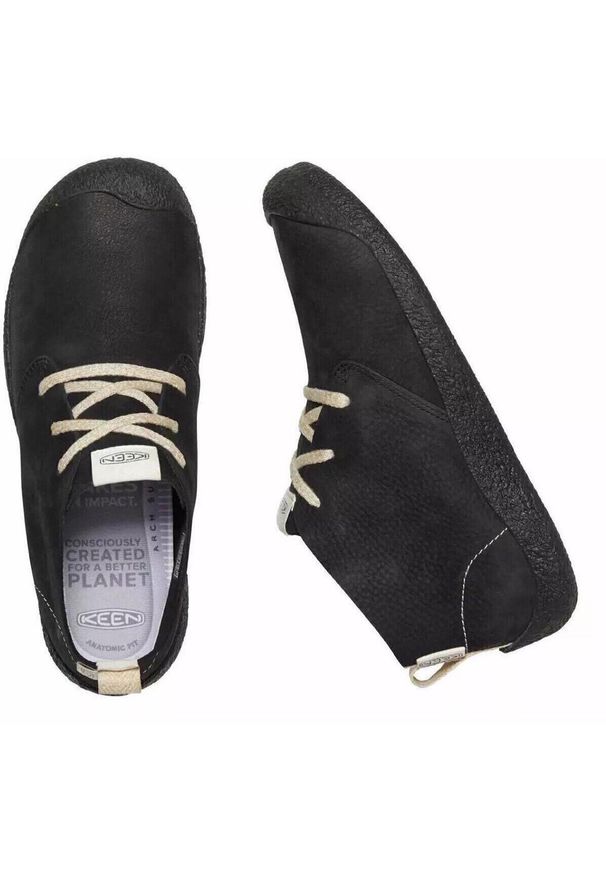 keen - Adidasy Keen Mosey, Mężczyźni. Kolor: czarny. Materiał: materiał, skóra ekologiczna