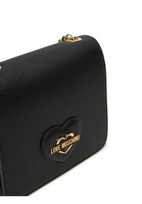 Love Moschino - LOVE MOSCHINO Torebka JC4269PP0LKL0000 Czarny. Kolor: czarny. Materiał: skórzane #5