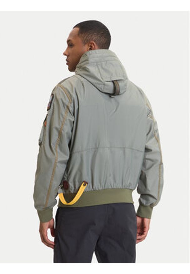 Parajumpers Kurtka przejściowa Gobi 26SMPMJKMA01 Zielony Regular Fit. Kolor: zielony. Materiał: syntetyk