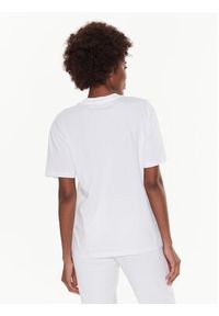Trussardi Jeans - Trussardi T-Shirt Lettering Print 56T00565 Biały Regular Fit. Kolor: biały. Materiał: bawełna. Wzór: nadruk #2