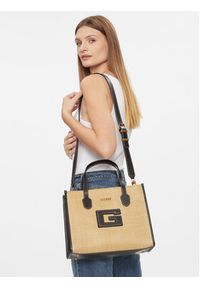 Guess Torebka G Status 2 Compartment Tote Galya HWWA91 98220 Beżowy. Kolor: beżowy